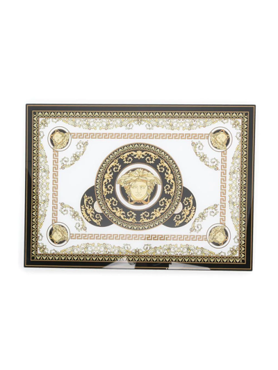 Versace Graphic-print Table Cloth In White