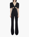 ET OCHS CONNER CAPELET CUTOUT JUMPSUIT