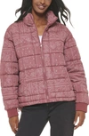 Levi's 733™ Box Quilted Puffer Jacket In Faded Red Bandana
