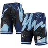 MITCHELL & NESS MITCHELL & NESS BLACK SAN DIEGO PADRES HYPER HOOPS SHORTS