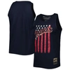 Mitchell & Ness Men's  Navy San Diego Padres Cooperstown Collection Stars And Stripes Tank Top In Navy