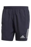 Adidas Originals Own The Run Shorts In Legend Ink/ Reflective Silver