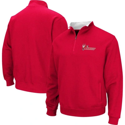 Colosseum Red Marist Red Foxes Tortugas Quarter-zip Sweatshirt