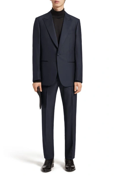 Zegna Navy Blue Trofeo 600 Tailoring Evening Suit