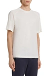 Zegna High Performance Wool Short Sleeve Tee In White