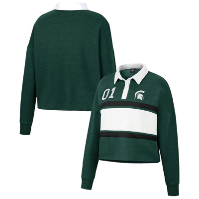 Colosseum Green Michigan State Spartans I Love My Job Rugby Long Sleeve Shirt