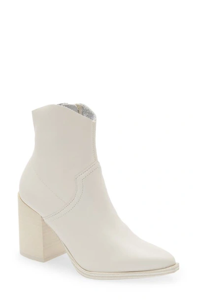 Steve Madden Cate Pointed Toe Bootie In Bone