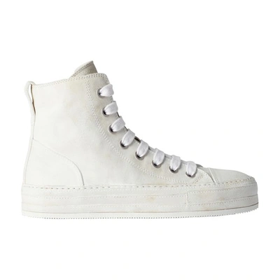 Ann Demeulemeester Raven Sneakers In White