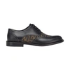 Fendi Logo Jacquard Loafers In Noir