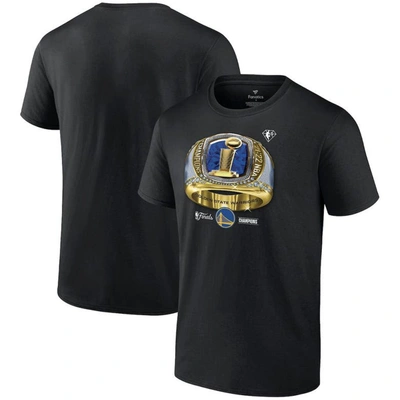 Fanatics Branded Black Golden State Warriors 2022 Nba Finals Champions Bling Ring T-shirt
