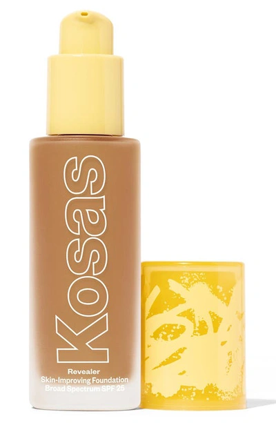 Kosas Revealer Skin-improving Foundation Spf25 With Hyaluronic Acid And Niacinamide Medium Deep Neutral Ol In Medium Deep Neutral Olive 290