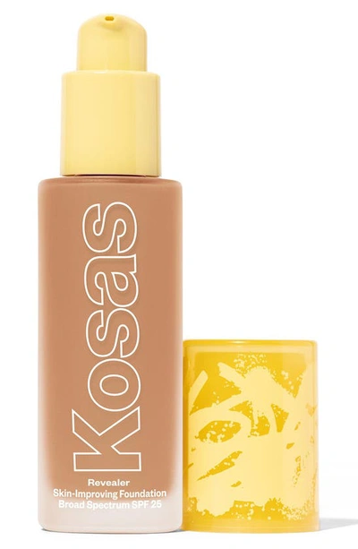Kosas Revealer Skin-improving Foundation Spf25 With Hyaluronic Acid And Niacinamide Medium Tan Neutral 280