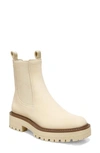 Sam Edelman Laguna Waterproof Lug Sole Chelsea Boot In Banana Cream