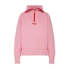 Coperni Logo Zip Wool-blend Sweater In Pink