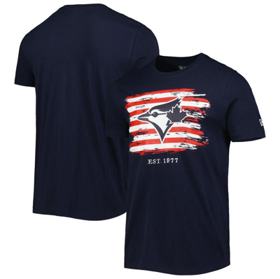 New Era Navy Toronto Blue Jays 4th Of July Jersey T-shirt