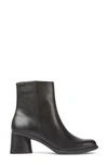 Camper Kiara Leather Bootie In Black