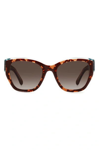 KATE SPADE KATE SPADE NEW YORK YOLANDA 51MM POLARIZED GRADIENT CAT EYE SUNGLASSES