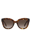 Kate Spade Belah 50mm Gradient Round Sunglasses In Brown