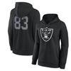 Fanatics Women's  Darren Waller Black Las Vegas Raiders Player Icon Name And Number Pullover Hoodie In Black