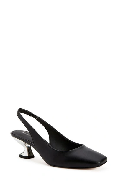 Katy Perry The Laterr Slingback Square Toe Pump In Black