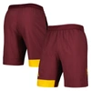 ADIDAS ORIGINALS ADIDAS MAROON ARIZONA STATE SUN DEVILS AEROREADY TRAINING SHORTS