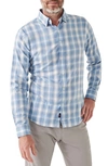 Faherty The Movement Plaid Button-up Shirt In Marina Plaid