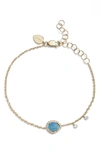 Meira T Opal & Diamond Bracelet In Blue