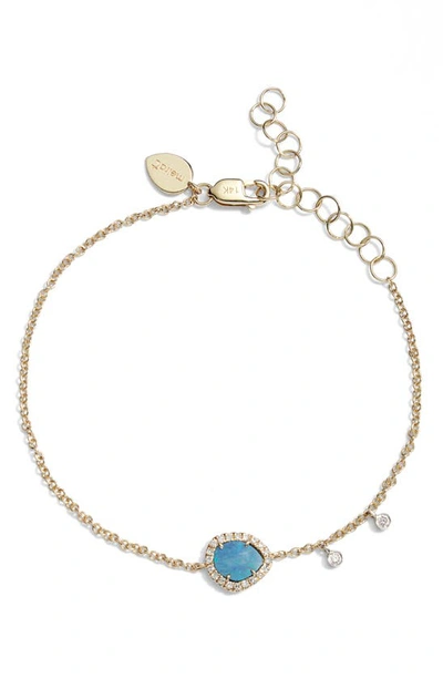 Meira T Opal & Diamond Bracelet In Blue