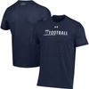UNDER ARMOUR UNDER ARMOUR NAVY HOWARD BISON 2022 SIDELINE FOOTBALL PERFORMANCE COTTON T-SHIRT