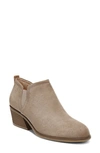 Dr. Scholl's Laurel Bootie In Beige Microfiber