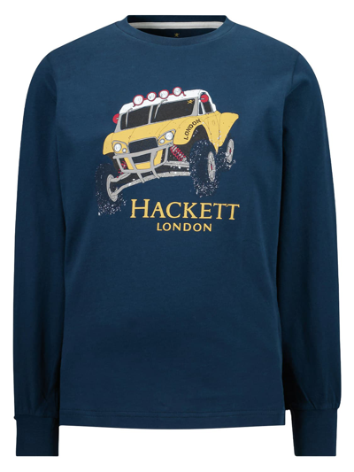 Hackett London Kids Long-sleeve For Boys In Blu
