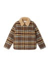 Bonpoint Baxter Checked Jacket Chestnut In Multicoloured