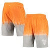 Mitchell & Ness Men's  Tennessee Orange, Gray Tennessee Volunteers Tie-dye Shorts In Tennessee Orange