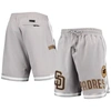 PRO STANDARD PRO STANDARD GRAY SAN DIEGO PADRES TEAM SHORTS