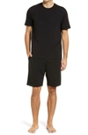 Nordstrom Cooling Short Pajamas In Black