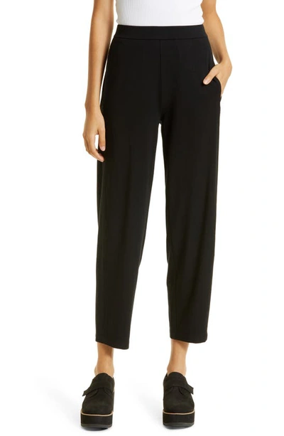 Eileen Fisher Ankle Lantern Pants In Black