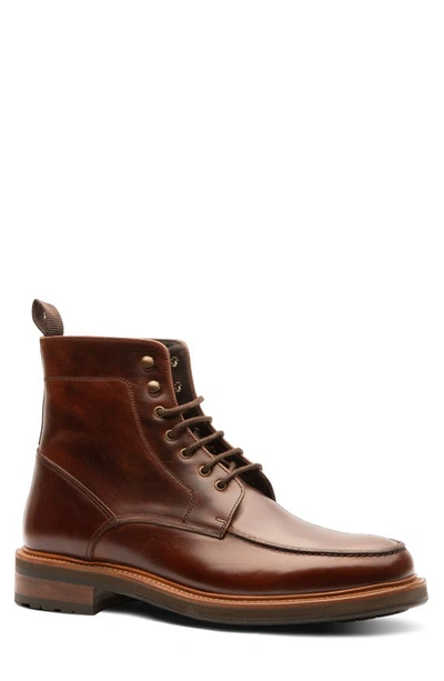 Crosby Square Parker Lace-up Boot In Cola