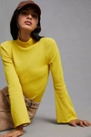 Maeve Bell-sleeve Sweater In Green