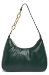 House Of Want Newbie Vegan Leather Shoulder Bag In Evergreen
