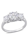 Delmar Sterling Silver Cubic Zirconia Ring In Silver