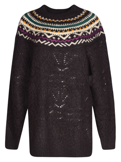 Isabel Marant Gaetane Pullover In Faded Night