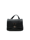 ZANELLATO ZANELLATO BLACK CACHEMIRE BLANDINE LUXETHIC BABY LEATHER HANDBAG