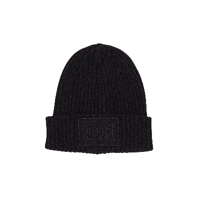 Pre-owned Supreme Overdyed Patch Beanie 'black'