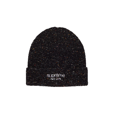 Pre-owned Supreme Rainbow Speckle Beanie 'black'