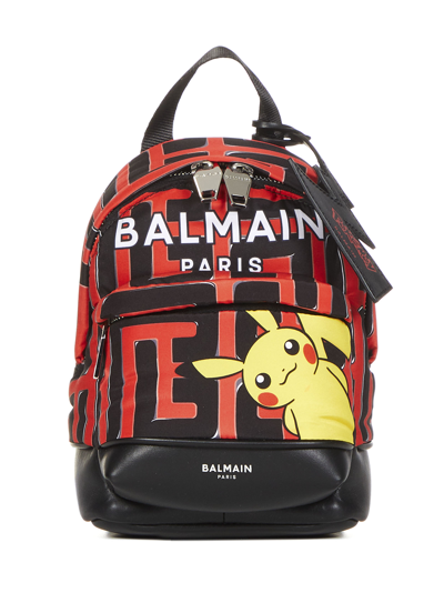 Balmain Paris X Pokémon Backpack In Red | ModeSens