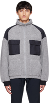 NANAMICA GRAY PANELED JACKET