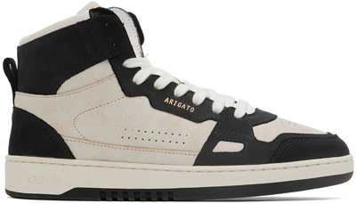 Axel Arigato Dice Hi High-top Leather And Suede Trainers In White
