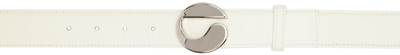 Coperni Off-white Leather Belt In Off White