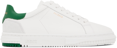 Axel Arigato Atlas Logo-embossed Leather Low-top Trainers In White