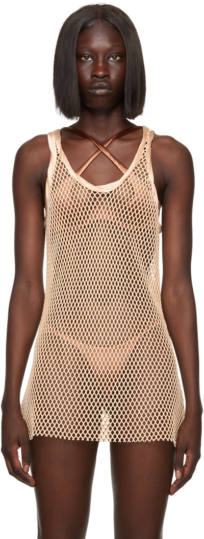Diotima Pink Long Net Marina Tank Top In Shell ModeSens